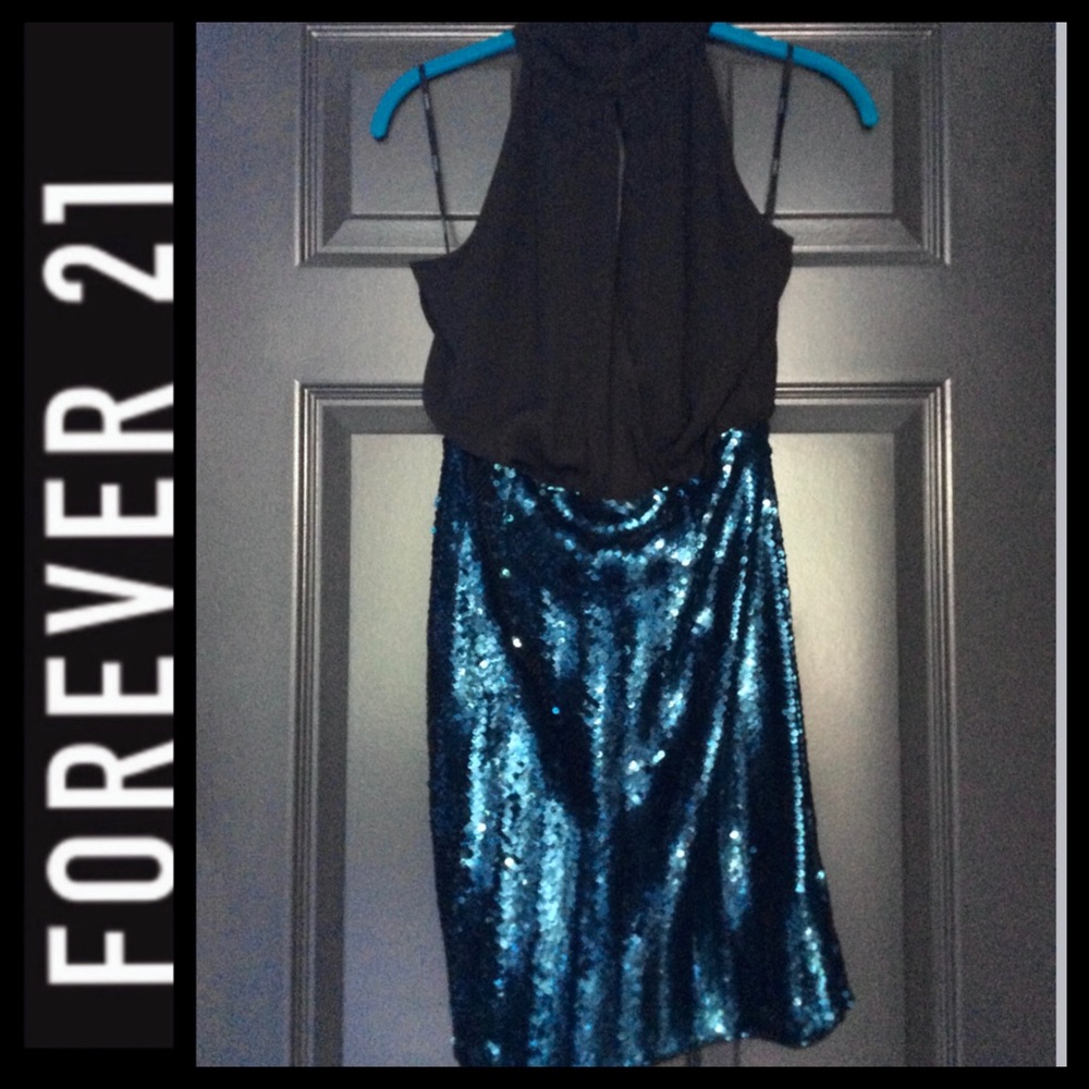 NWOT F21 Sequin Occasion Dress